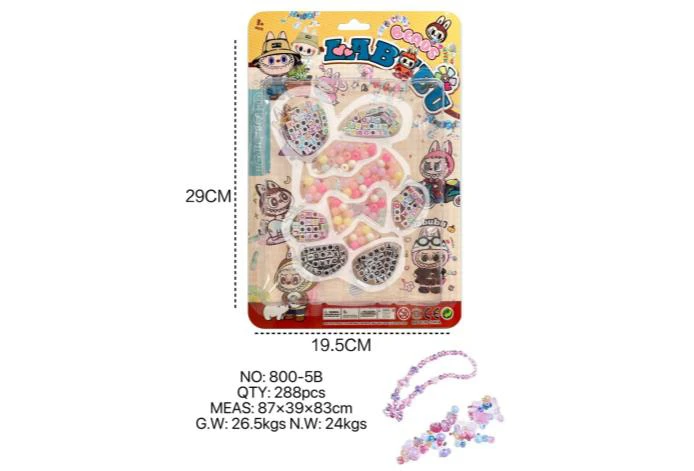 DIY pretend play girl toy bead Lumpy