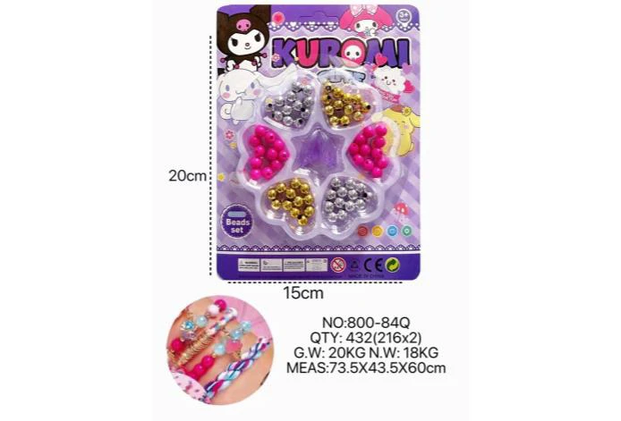 DIY Beaded Kuromi Plum Blossom