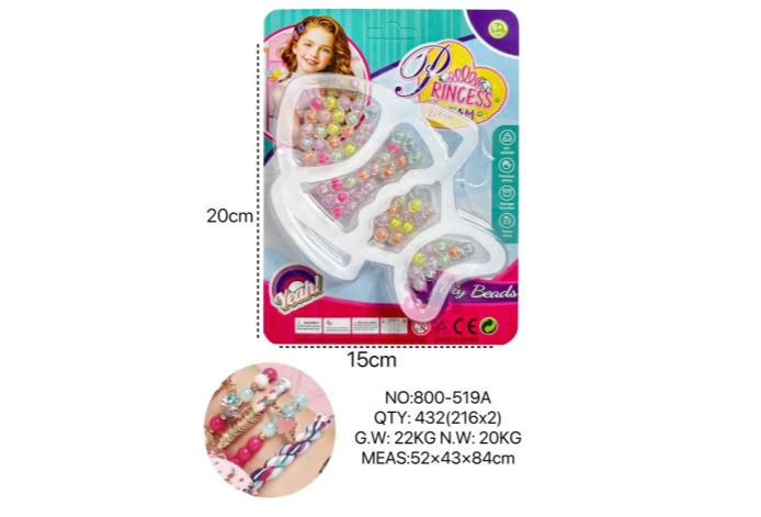 DIY Playing House Girl Toys Beaded Cartoon Capybara Cat