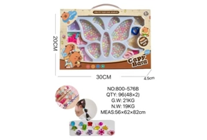 DIY Playing House Girl Toys Beaded Cartoon Capybara Butterfly