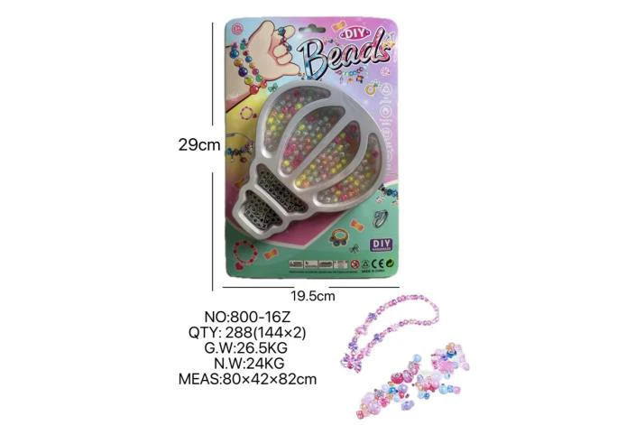 DIY pretend play girl toy beaded cartoon hand balloon