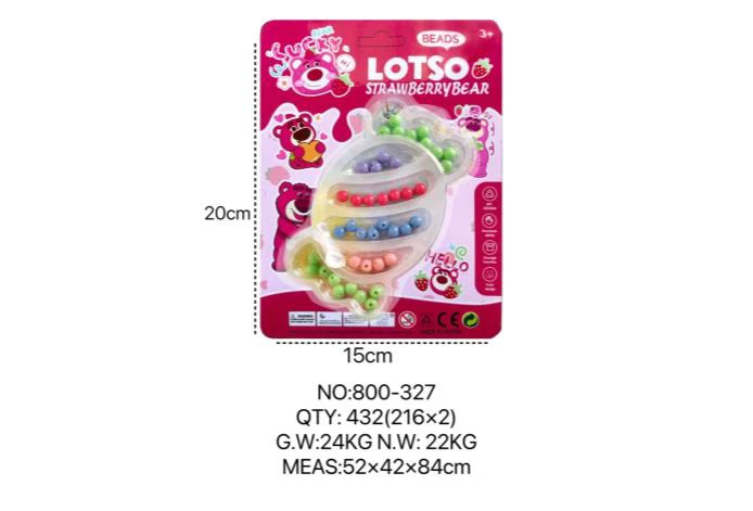 Strawberry Bear DIY Beads Candy