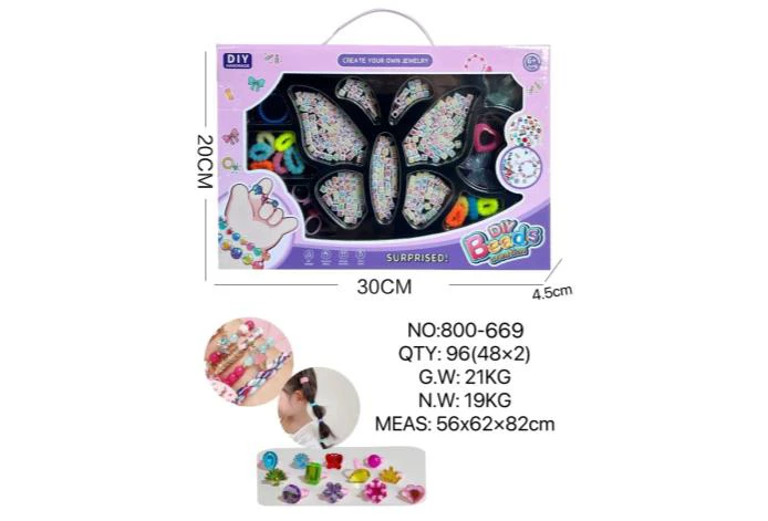 DIY Playing House Girl Toys Beaded Cartoon Capybara Square