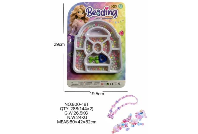 DIY playhouse girl toy beads little girl bag