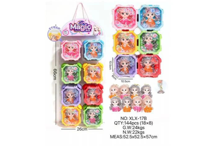 Playhouse Girl Toy Assembly Box Barbie (Price per piece for 8PCS)