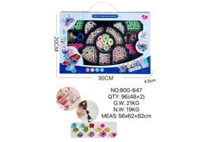 DIY Playing House Girl Toys Beaded Cartoon Hand Butterfly