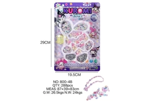 DIY pretend play girl toy bead Kuromi