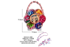 DIY playhouse girl toy beads cloth plum blossom