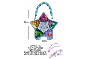 DIY pretend play girl toy beaded Stitch pentagram