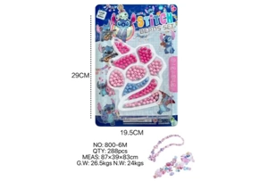 DIY playing house girl toy beads Stitch