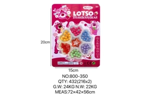 Strawberry Bear DIY Beads Plum Blossom