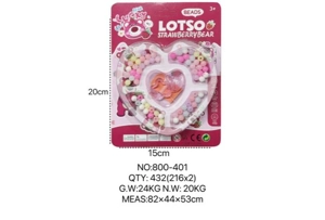 DIY Beaded Strawberry Bear