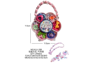 DIY pretend play girl toy beaded Stitch plum blossom