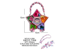 DIY play house girl toy beaded girl pentagram