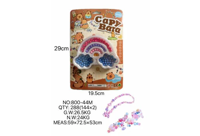 DIY Playhouse Girl Toy Beads Capybara Cloud