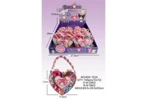 DIY Play House Girl Toy Beads Kuromi Heart (12PCS Single Price)