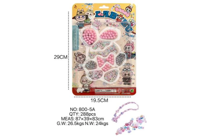 DIY pretend play girl toy bead Lumpy