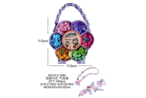 DIY playhouse girl toy beads cloth plum blossom