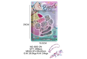 DIY pretend play girl toy beads Cartoon hand