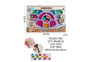 DIY Playing House Girl Toys Beaded Cartoon Hand Cat