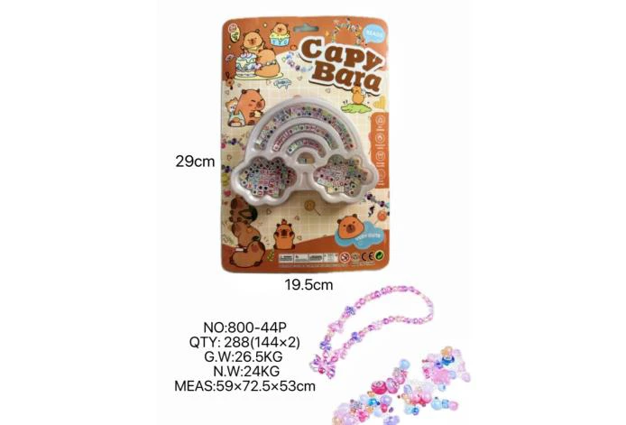 DIY Playhouse Girl Toy Beads Capybara Cloud