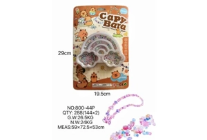 DIY Playhouse Girl Toy Beads Capybara Cloud