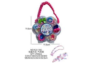 DIY pretend play girl toy beaded Stitch plum blossom