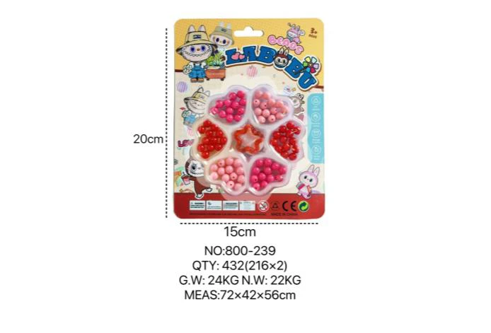 Labubu DIY Beaded Plum Blossom