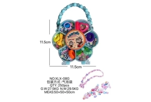 DIY playhouse girl toy beads cloth plum blossom