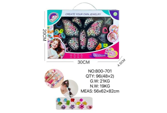 DIY Playing House Girl Toys Beaded Cartoon Capybara Square