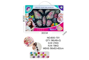 DIY Playing House Girl Toys Beaded Cartoon Capybara Square