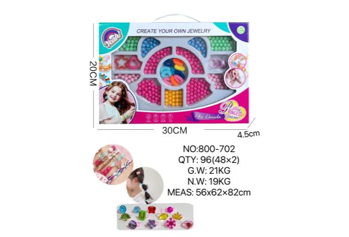 DIY Playing House Girl Toys Beaded Cartoon Capybara Square