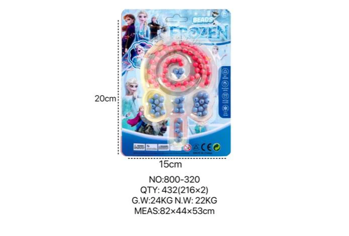 Frozen DIY Beads Heart Lollipop