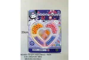 Kuromi DIY Bead Heart