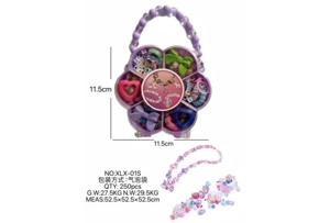 DIY playhouse girl toy beaded jewelry plum blossom