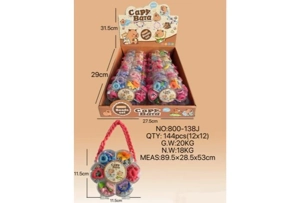 DIY Pretend Play Girl Toy Beads Capybara Plum Blossom (12PCS Single Price)