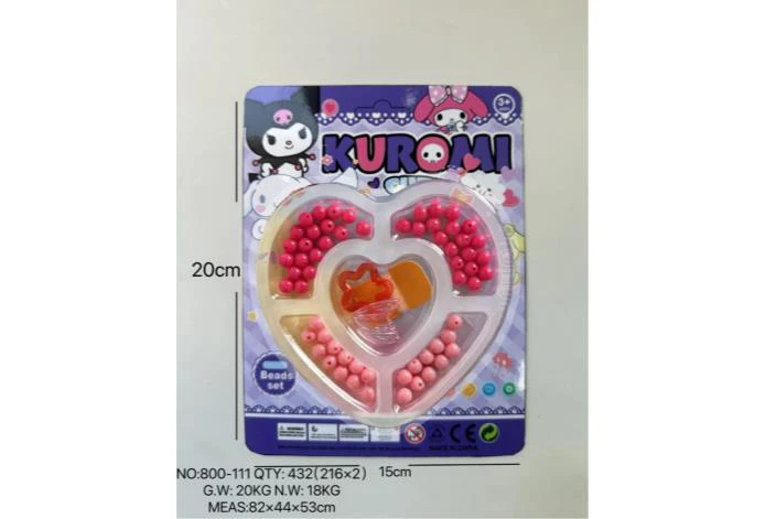 Kuromi DIY Bead Heart