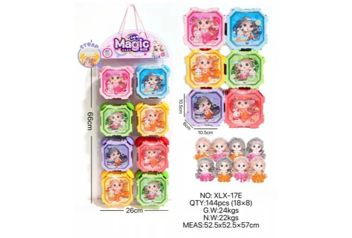 Playhouse Girl Toy Assembly Box Barbie (Price per piece for 8PCS)