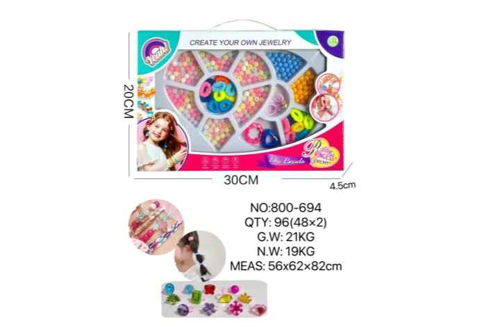 DIY Playing House Girl Toys Beaded Cartoon Capybara Butterfly