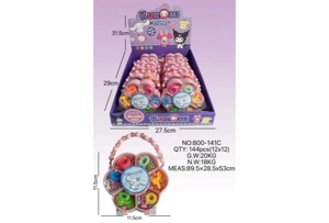 DIY pretend play girl toy beaded Kuromi plum blossom (price per piece for 12PCS)