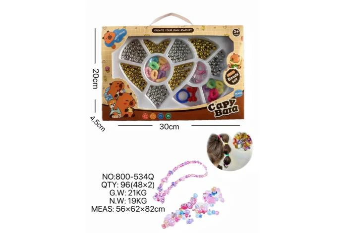 DIY Beaded Capybara Heart