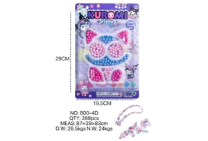 DIY pretend play girl toy bead Kuromi