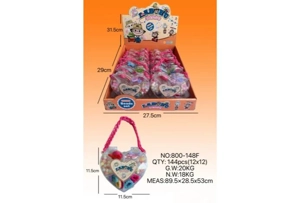 DIY Play House Girl Toy Beads Pull Cloth Heart (12PCS Single Price)