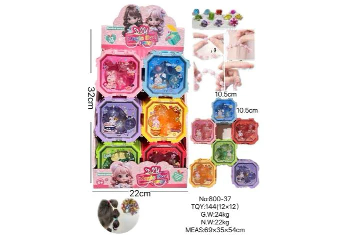 Display Box DIY Beads without Ears (Price per piece for 12PCS)