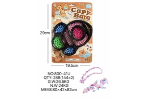 DIY pretend play girl toy beaded Capybara rocket