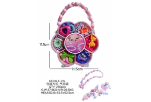 DIY playhouse girl toy beaded jewelry plum blossom