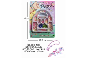 DIY play house girl toy beaded cartoon small handbag