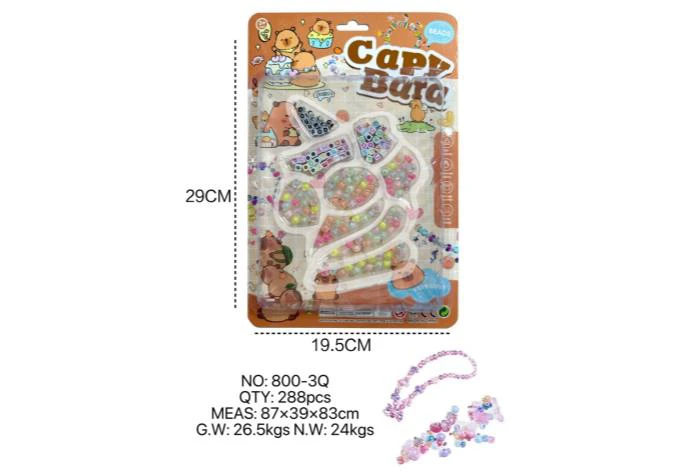 DIY pretend play girl toy beads Capybara