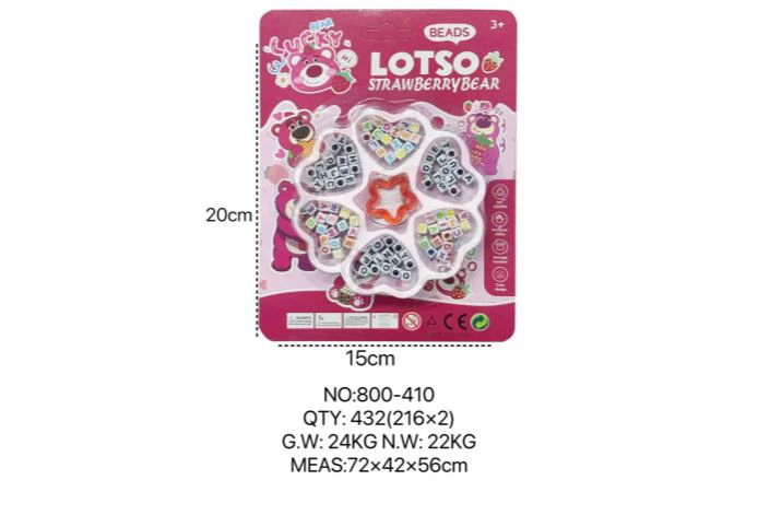 DIY Beaded Strawberry Bear