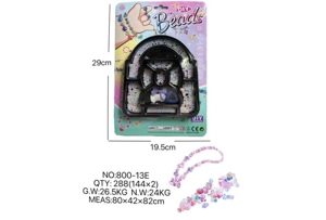 DIY play house girl toy beaded cartoon small handbag